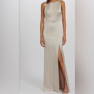 NWT Hunter Amsale Satin Dress MSRP $300